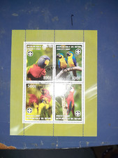 benin minisheet mini sheet birds x 4 value 2007