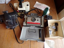 Lot of 3 Vintage Polaroid Cameras: Swinger Model 20/Minute Maker Plus/Auto 104