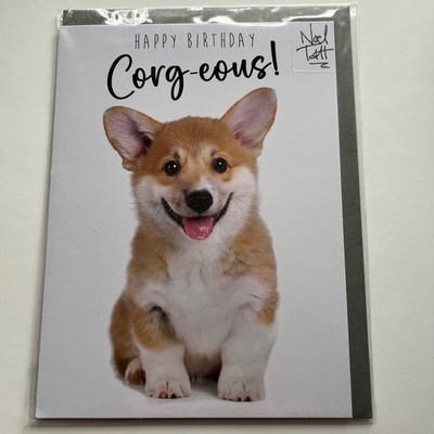 Noel Tatt Geburtstag Grußkarte Corgi Design Happy Birthday Corg-eous