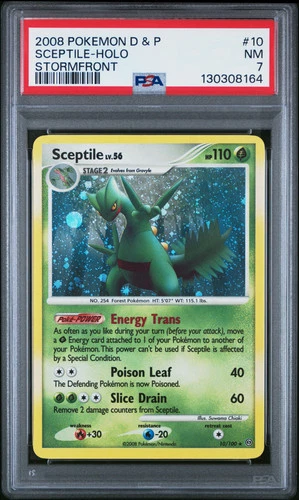 Sceptile #10 2008 Pokemon Diamond & Pearl Stormfront PSA 7 Stormfront