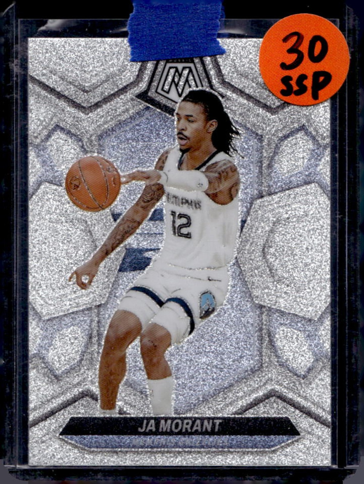 2023-24 Mosaic Ja Morant Glitter Prizm #127 Grizzlies