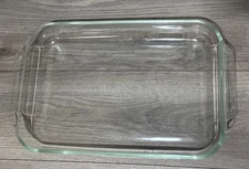 Vtg Pyrex 234 Clear Glass 4Qt Casserole Dish Lasagna Pan 15x10x2 EUC