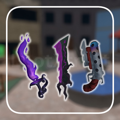 Candleflame Elderwood Blade and Makeshift | MM2 Murder Mystery 2 Limited Edition