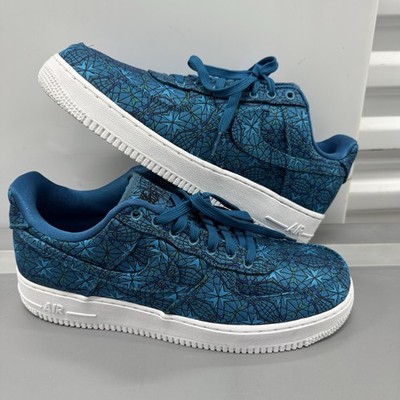 Air Force 1 '07 PRM 3 'Stained Glass Green Abyss' Indigo Force AT4144-300 Sz 10