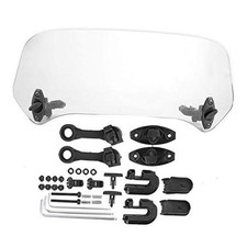 for Motorcycle Windshield Extension Clips Universal Transparent small