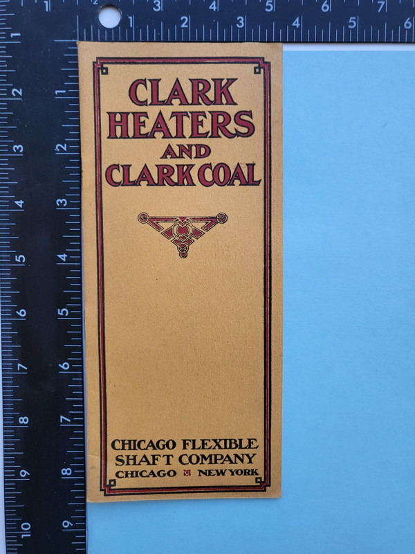 Chicago flexible shaft Company 20thC price guide heaters for carriages sleighs +