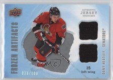2008-09 Upper Deck Artifacts Frozen Jersey Dual Silver 36/100 Dany Heatley s3i