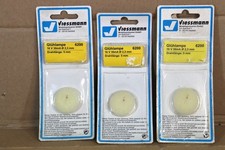 VIESSMANN 6200 HO GAUGE 3 x CLEAR BULB LED LIGHT 30mA 2.3mm 16 Volt on