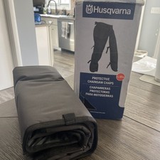 Husqvarna Chainsaw Safety Chaps Adjustable Waist Up to 38 Inches Heavy Duty Gear