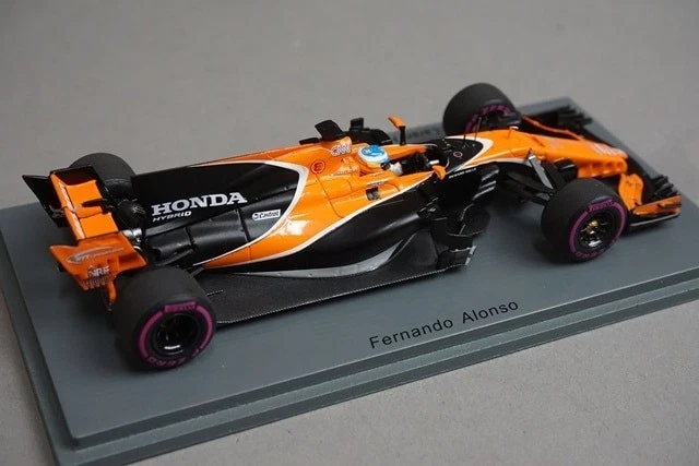 1:43 Spark S5040 McLaren Honda MCL32 Australian Grand Prix 2017 #14 F. Alonso - Image 4 of 4