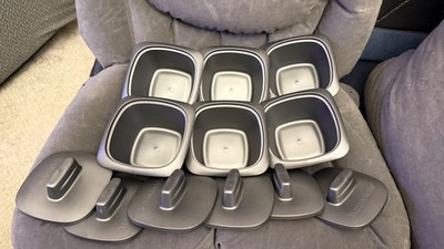 Tupperware Ultra Gartöpfchen, für Backofen, Mikrowelle + HLF, 6 St. da, 250ml