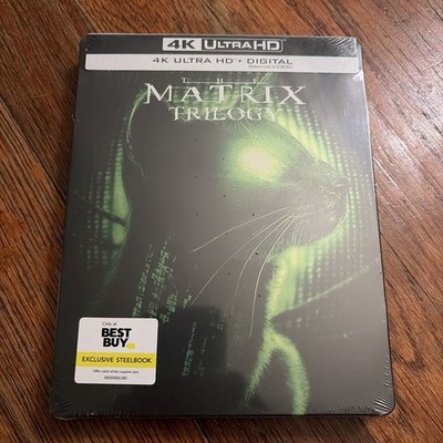 The Matrix Trilogy 4K Ultra HD Blu-ray Steelbook SEALED New Best Buy Exclusive