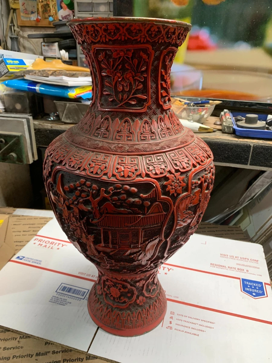 大花瓶中国古董花瓶| eBay