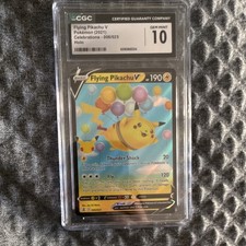 Flying Pikachu V CGC 10 Pokémon Celebrations 2021 006/025 Holo Card
