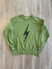 Aviator Nation Green Sweatshirt with lightning bolt size XL made in usa
