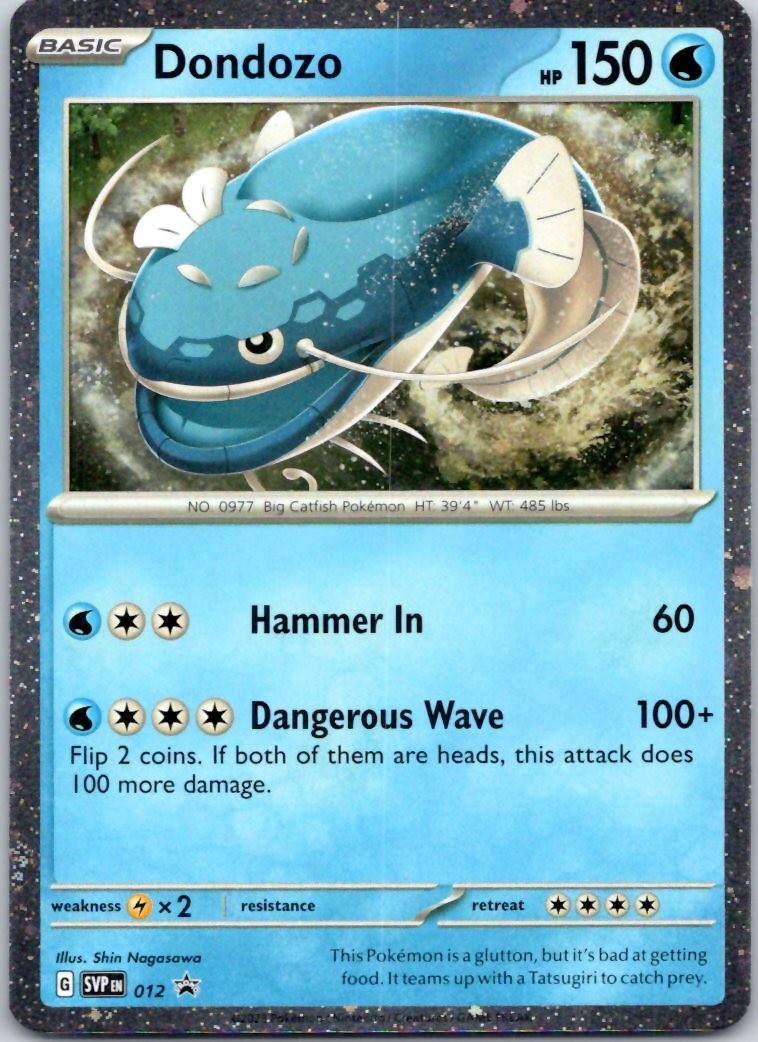 Dondozo Holo SV: Scarlet & Violet Promo Cards 012 Pokemon