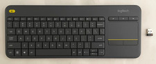 Logitech - K400 Plus Wireless Keyboard for PC/TV/Laptop/Tablet w/USB receiver
