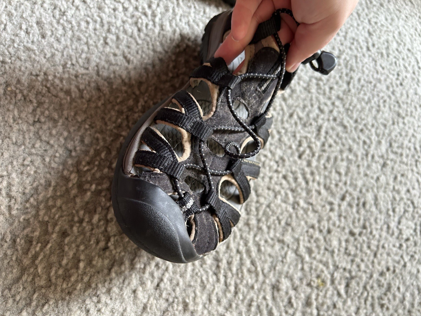 Scarpe sandali donna Keen trail escursionismo sport impermeabili nero grigio taglia 9 5