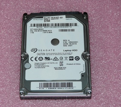 1TB SEAGATE ST1000LM024 Festplatte Hard Drive Disk HDD SATA 5400RPM 6,3cm/2.5''
