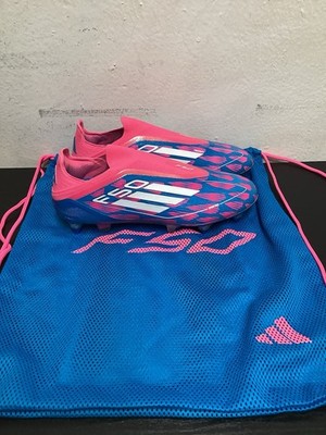 Adidas F50 Elite Laceless SG Reemergence Blue/Pink Soccer Cleats