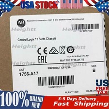 New Sealed Allen Bradley AB 1756-A17 SER B ControlLogix 17 Slots Chassis Module