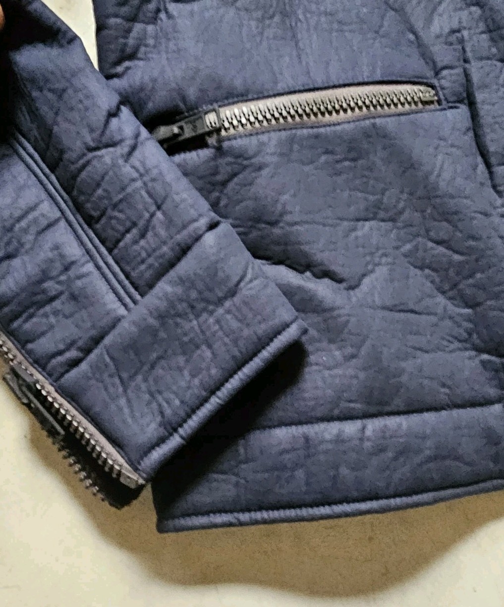PAUL SMITH Bomber Jacket Mens S Rubberized Merino Collar - Small Defect Rrp £475 image 9