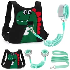 Toddler Leash Anti Lost Wrist Link Black Baby Walking Safety Harness