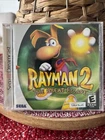 Rayman 2 The Great Escape Sega Dreamcast  Complete Registrations Card Game Jewel