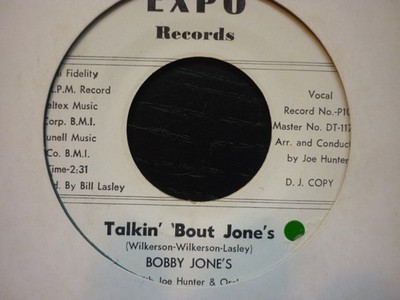 bobby jones talkin bout jones expo wdj  orig 45.northern soul