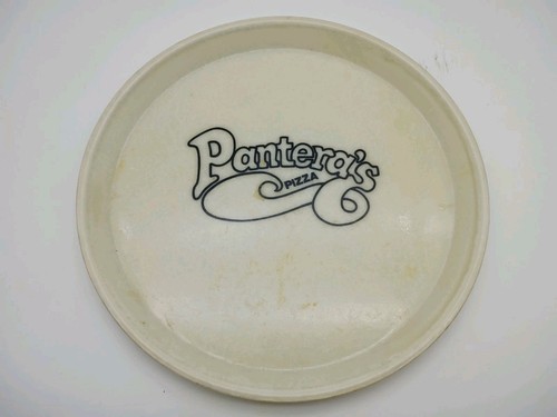 Vintage Pantera’s Pizza Restaurant Tray Fiberglass 11” Old School 80's Pizzeria