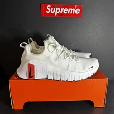 Nike Free Metcon 5 White Picante Red Training Shoes FJ7127 100 NEW Men Size 11