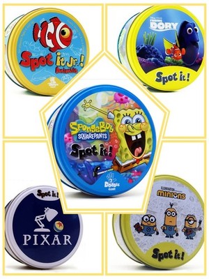 neu OVP dobble spot it! karten spiel minions spongebob disney finding dory pixar