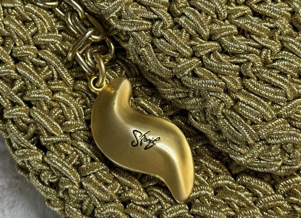 Cartera vintage con rosca dorada Sharif Foto 4 de 4