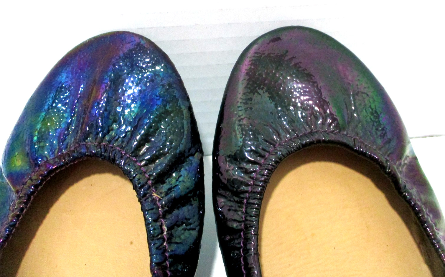Tieks Arabian Night  Womens Size 6 Foldable Ballet Flat Leather Rare image 3