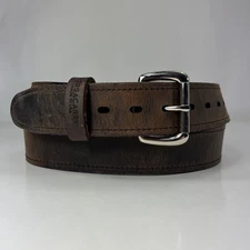 Versacarry Brown Leather Work Belt - Made in USA - Men's Size 42