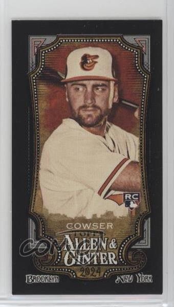 2024 Topps Allen & Ginter Mini Black Border Colton Cowser #28 Rookie RC g9n