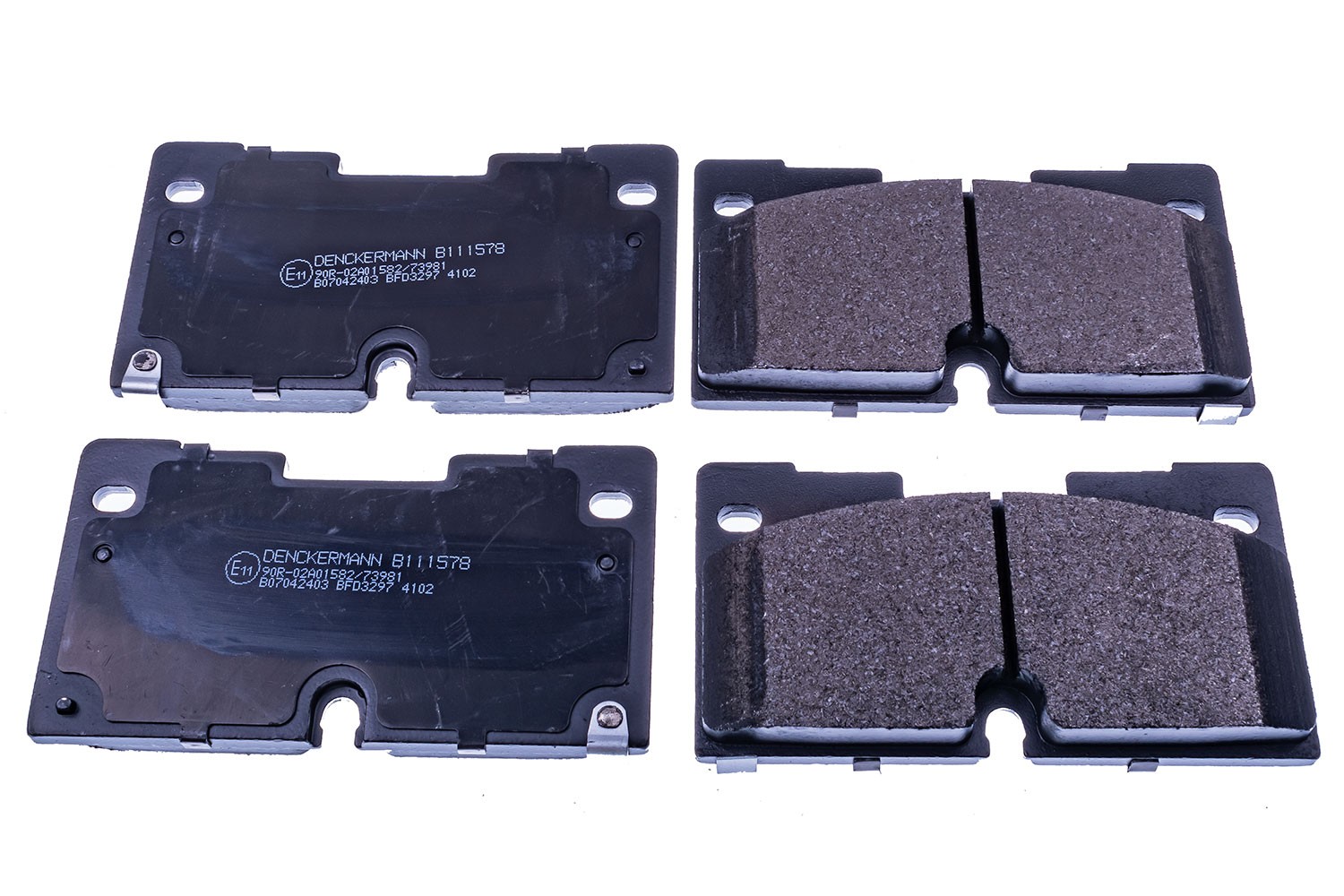 Front DENCKERMANN B111578 Brake Pad Set, disc brake