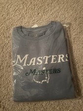 Masters Golf Sweatshirt Crew Neck Blue 2026 Size MD Augusta National New Color