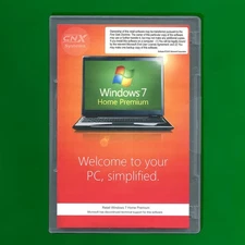 NEW Retail Windows 7 Home Premium x64 64 Bit Full Version SP1 DVD & Product Key
