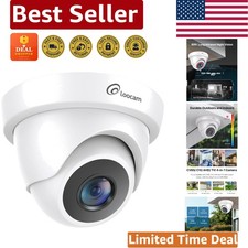 1080p HD Security Camera with Night Vision  Weatherproof Design for Outdoor Use