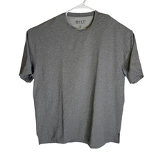 BYLT Premium Basics Lux T Shirt Men's Gray Short Sleeve Crew Neck XXXL