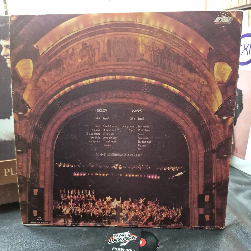 Juan Gabriel ‎– En El Palacio De Bellas Artes -Ballad, Ranchera, Venezuela, 1990 - Image 2 of 4