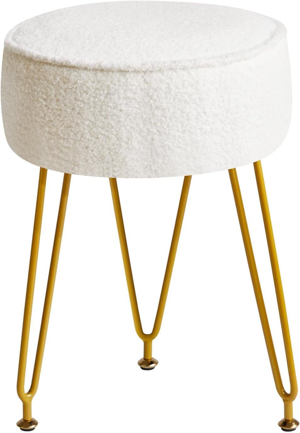 WBD009W round Footrest Stool Ottoman Makeup Vanity Side Table Dressing Table Sea