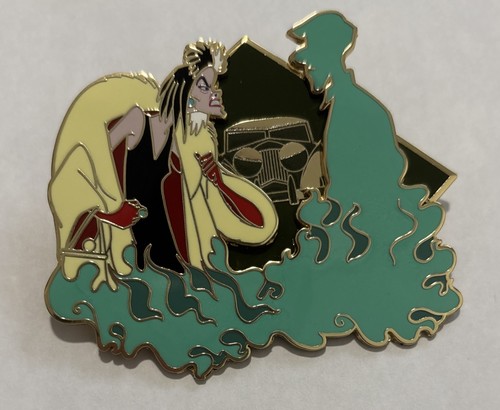 Disneyland Paris Villain & Hero Silhouette Pin 2025 101 Dalmatians Cruella Devil