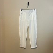 Chico's Zenergy UPF Ribbed Side Ankle Pants Women's Size 4R