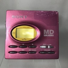 Sony MZ-R91 Walkman Portable Minidisc Player lightweight Audio Pink Japan
