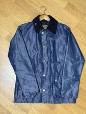 Barbour South Shields Jacket Blouson Coat Men Size XS Indigo Navy