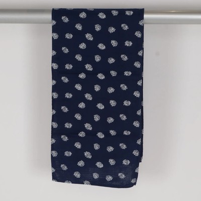 Petit Bateau, Sommerschal, Mädchen, Baumwolle, Blau/Weiß, Print, 116 cm, 30 #OAE
