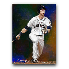 Kyle Tucker Art Card Limited 13/50 Edward Vela Signed (Houston Astros)