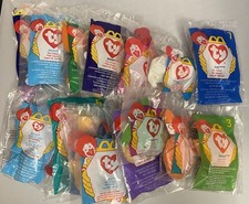 Ty Beanie Babies McDonald  s 15 Different All Sealed NIP Goldie Lizz Seamore Inch